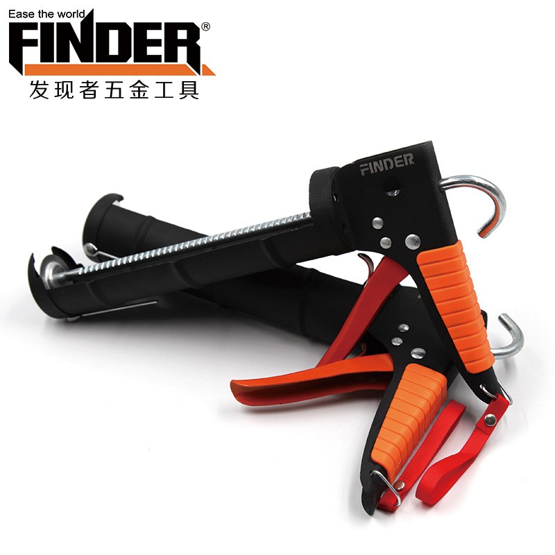 发现者手动五金美缝工具门窗玻璃胶枪填真批发缝枪装修齿软胶枪 - 图1