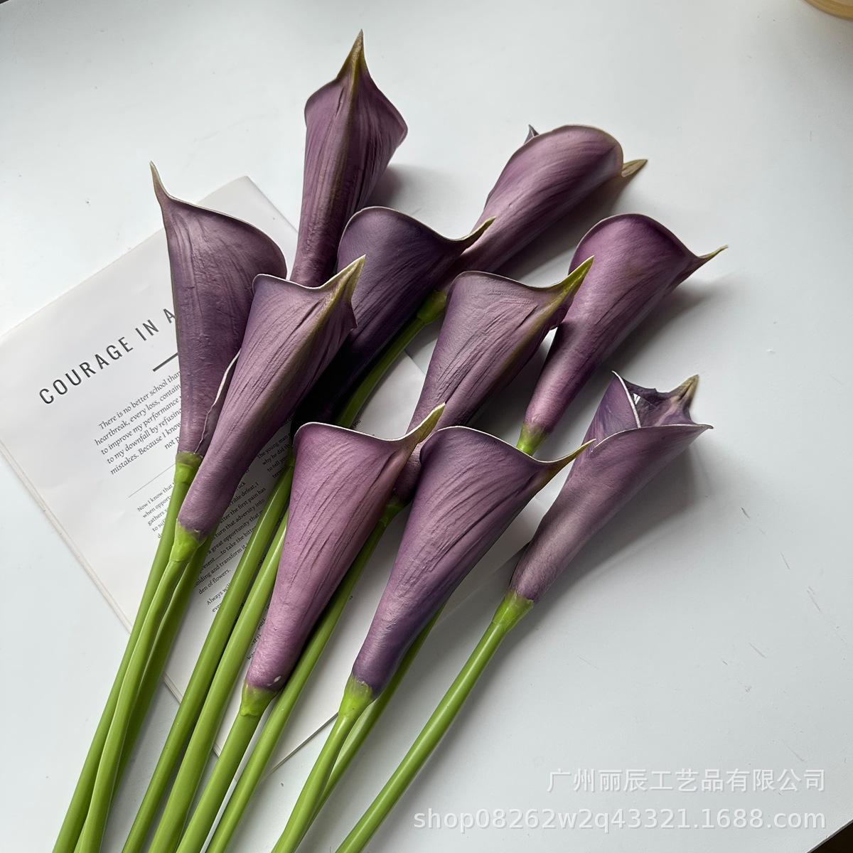 ดอกลิลลี่คาล่าประดิษฐ์เนื้อสัมผัสแบบ PU ระดับไฮเอนด์ สำหรับตกแต่งบ้าน ห้องนั่งเล่น โต๊ะอาหาร จัดดอกไม้ ช่อดอกไม้สำหรับงานแต่งงาน