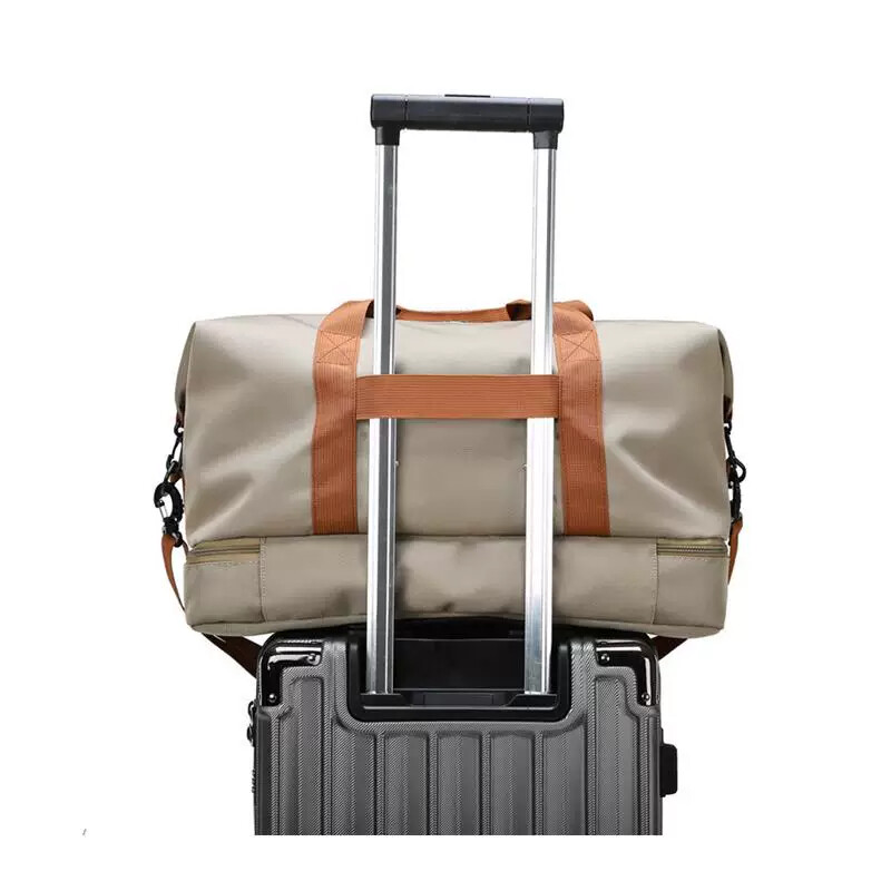 Travel bag handbag short distance travel for men and women large capacity canvas bag luggage bag short distance light sports fitness