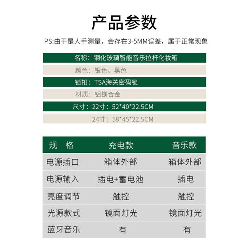 铝合金拉杆化妆箱万向轮美妆带灯led跟妆化妆师工具箱led灯箱LED,淘宝优惠券,粉丝福利购,淘宝优惠卷