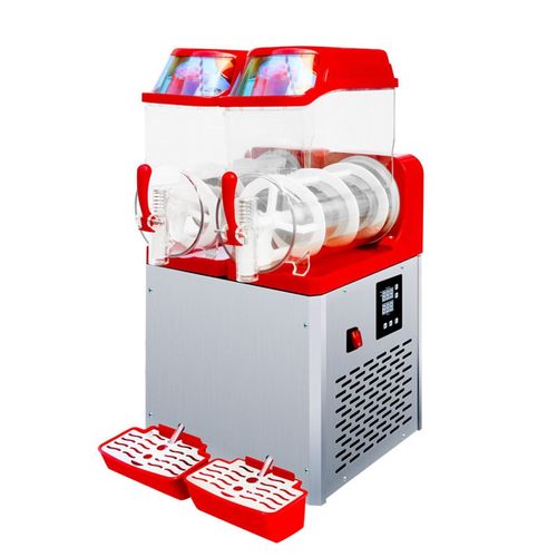 双缸雪融机商用冷饮雪泥机单缸冰沙机雪粒机三缸果汁饮料机 - 图2