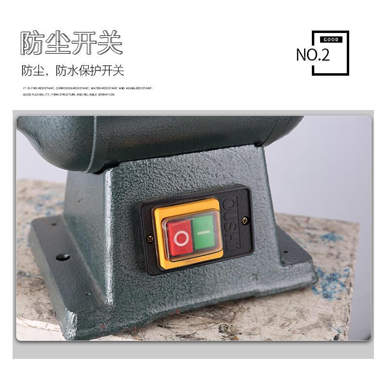 定制台式抛光机除锈打磨电动小型单相三相布轮机砂轮机双头螺纹,淘宝优惠券,粉丝福利购,淘宝优惠卷