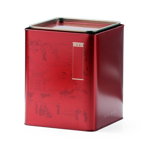 盒境马口铁罐500g老皮空白红茶茶茶叶普洱方形陈铁罐白牡丹现货 - 图3