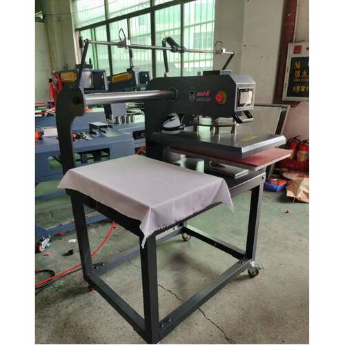 加强版上滑式气动双工位烫标机  全自动数码印花压烫机厂家批发 - 图0