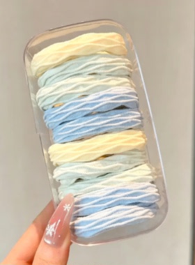 不伤发网红爆款气质可爱无痕宝宝婴儿头绳高端超柔软百搭简约发绳