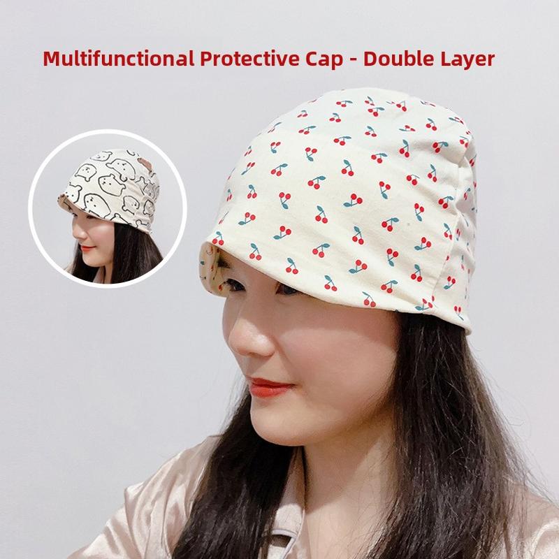 夏季月子帽产后春秋产妇月子头巾发带帽子纯棉薄款大头围夏天防风 - 图1