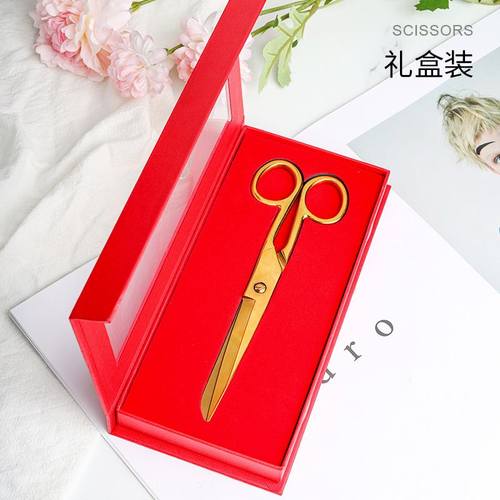 好厨坊批发阳江厂家金色缝纫剪刀剪不锈钢服装裁缝裁缝剪刀服装 - 图2