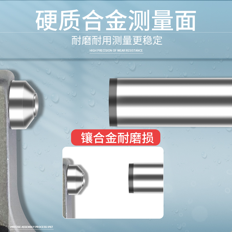 成量壁厚球头千分尺0-25川牌千分卡尺高精度量具螺旋测微器分厘卡 - 图1