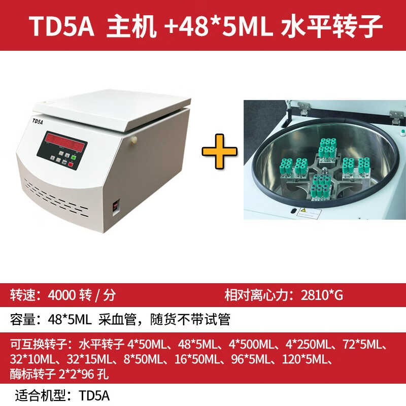 促JTLIANGYOU低速水平离心机TD5A台式矿粉数显分离机实验室仪器新 - 图1