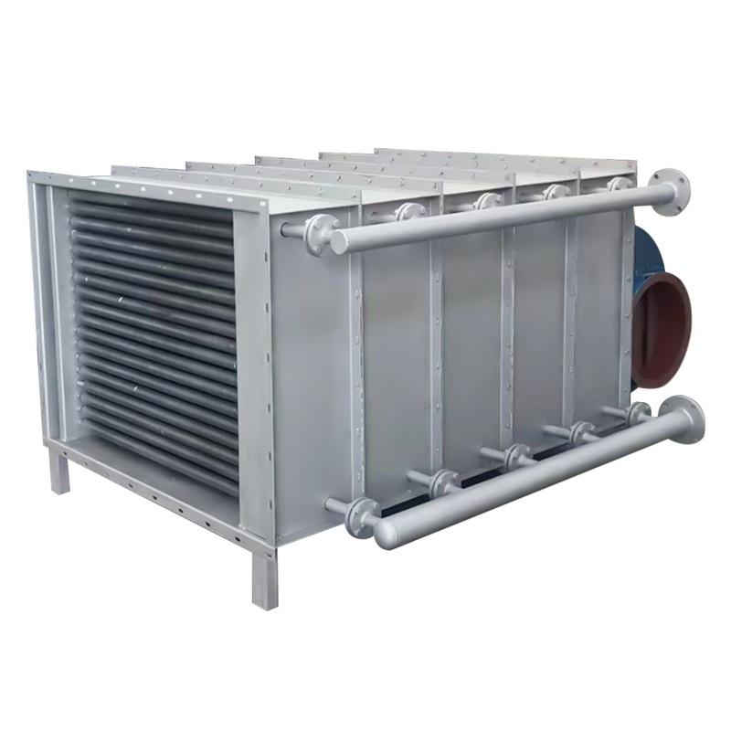 电厂热风循环翅片管换热器不锈钢换热器采暖设备厂家翅片管暖风器 - 图2