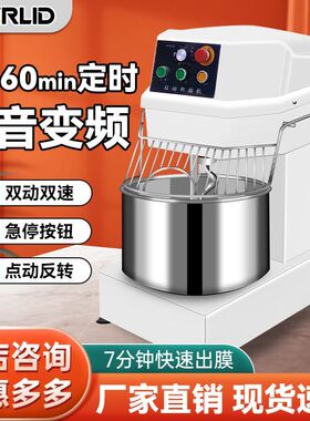 ETERLID商用和面机静音变频全自动双动双速揉面机搅面打面搅拌机