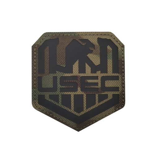 反光IR面料逃离塔科夫USEC BEAR英文臂章夜间识别章士气魔术贴 - 图1