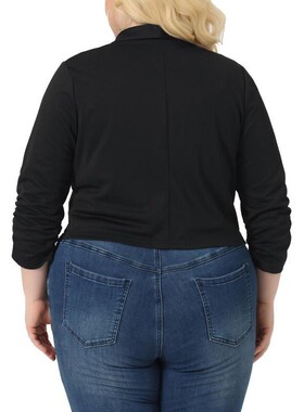 O 12293 Women's Plus Size Blazer 加大码西装 亚马逊欧美跨境外