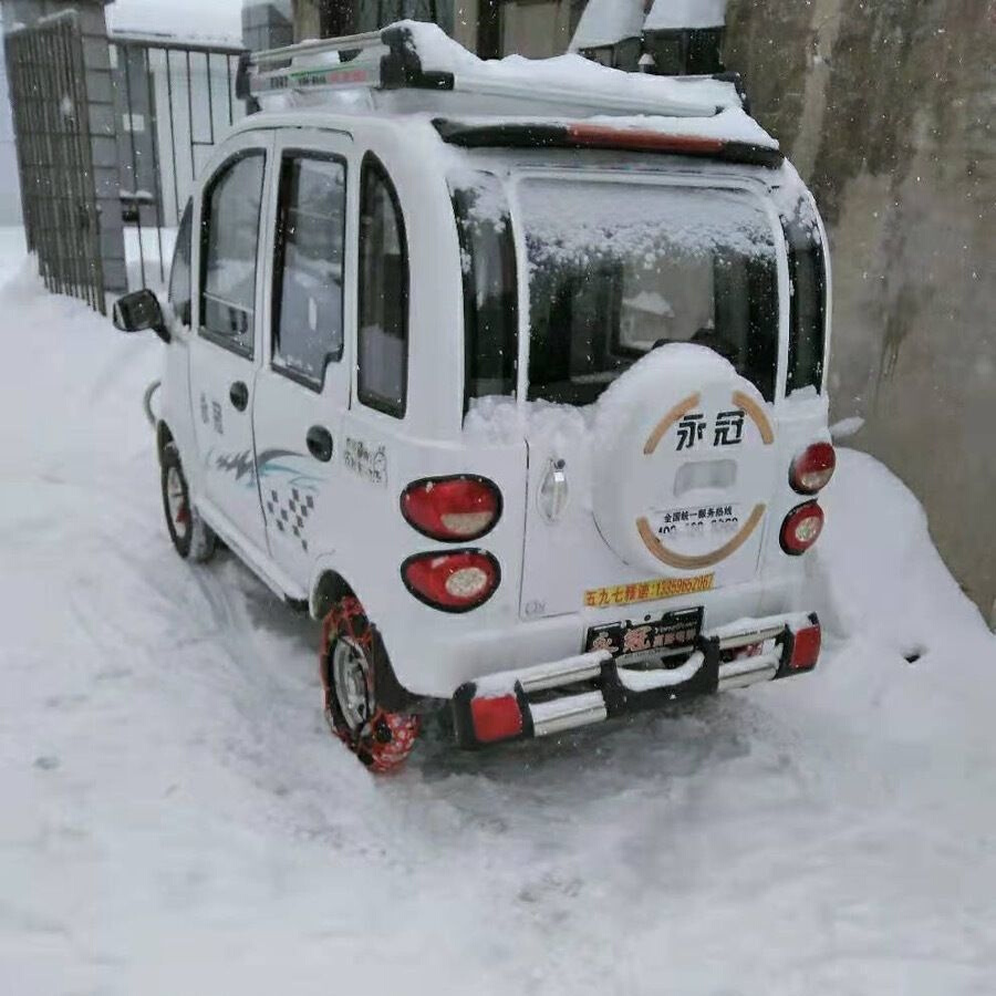 电动电瓶摩托三轮四轮车防滑链牛筋加厚雪地通用防滑链条冬季 - 图0