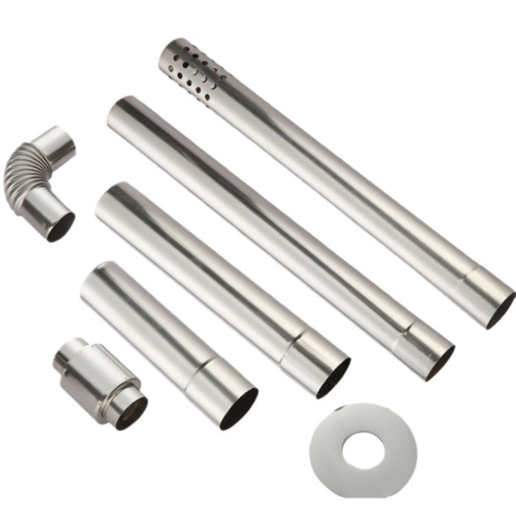 Supply of 60mm diameter natural gas water heater exhaust pipe elbow stainless steel exhaust pipe accessories