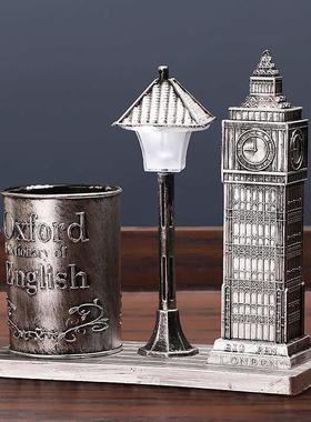 沙漏计时器儿童30学习15分钟10创意复古笔筒摆件时间流沙专用漏斗