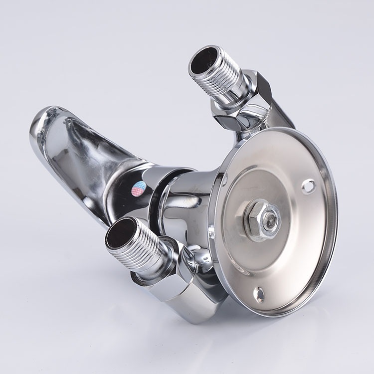 Exposed hot and cold bathroom bathroom mixing valve water heater sprinkler shower flower mixing valve set copper solar faucet