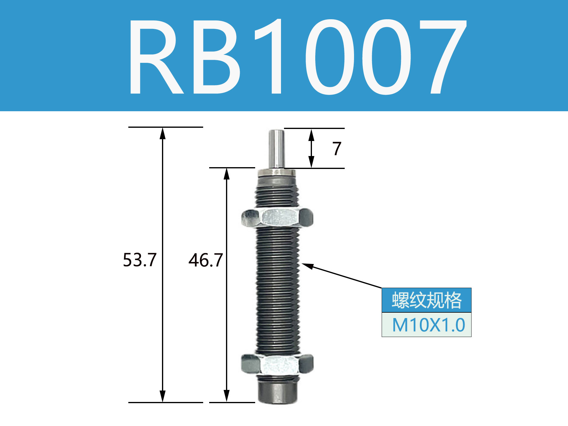 SMC缓冲器RB0806/RBC1007-1006-1411-RBC1412-RB2015-RBC20152725 - 图1