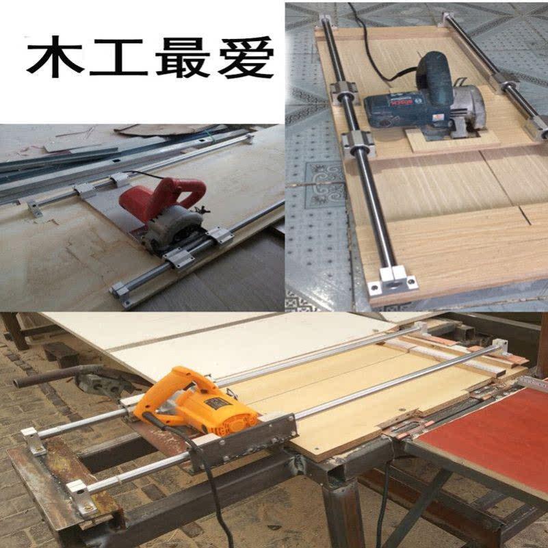 锁紧定位直线导轨光轴SCS滑块套组 滑轨 滑台 推台锯支架镀铬棒 - 图2