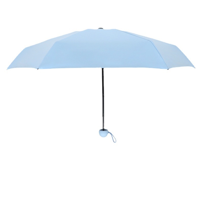 雨伞五折口袋伞遮阳黑胶伞商务礼品男女防晒六迷你太阳伞广告伞骨 - 图3