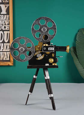 老式放映机模型7080年代怀旧老式物件复古道具摄影橱窗装饰摆件