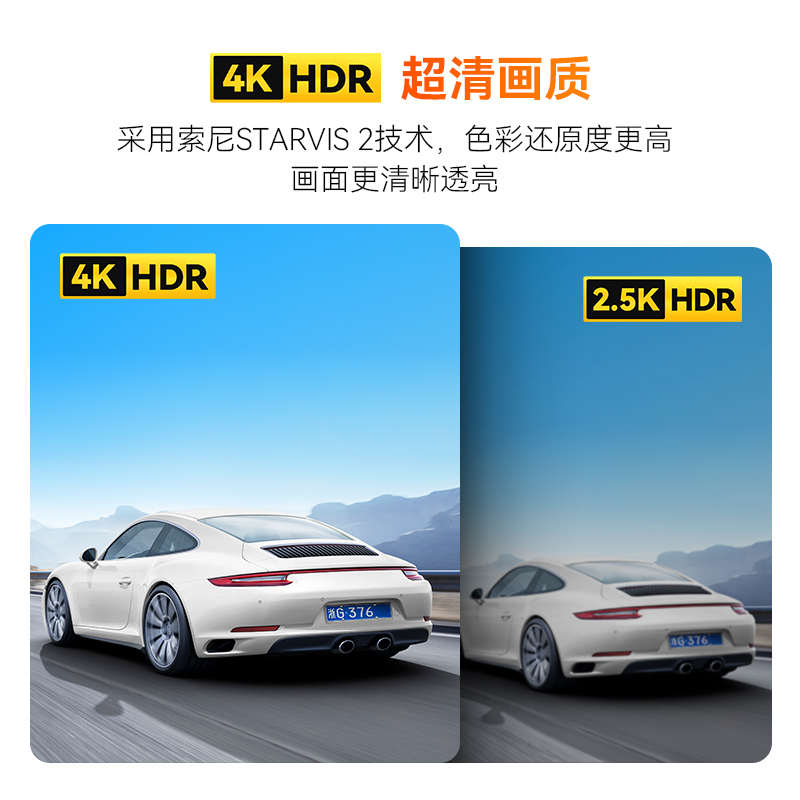 万奇欧E1 Pro超高清2025年新款新型车载行车汽车记录仪4k免走线 - 图0