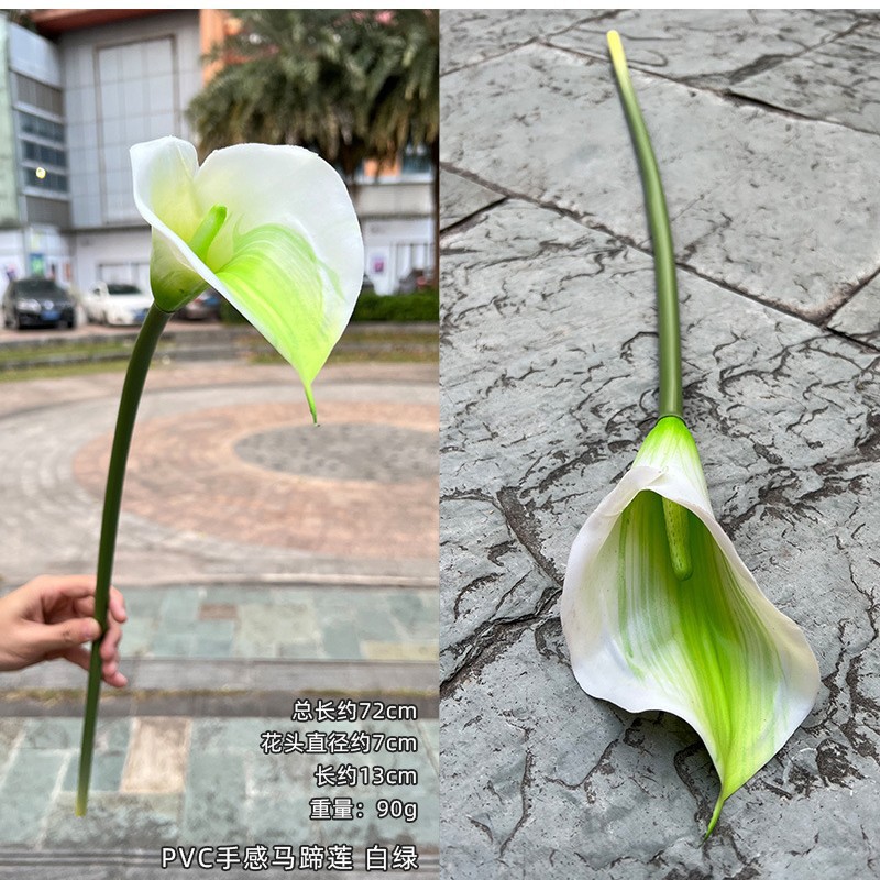 จำลองการค้าต่างประเทศ ไฮเดรนเยียสีเขียว ไฮเดรนเยียสีเขียวแบบใหม่ ดอกไม้ประดิษฐ์เนื้อสัมผัสอ่อนนุ่ม สำหรับงานแต่งงาน ขายส่ง