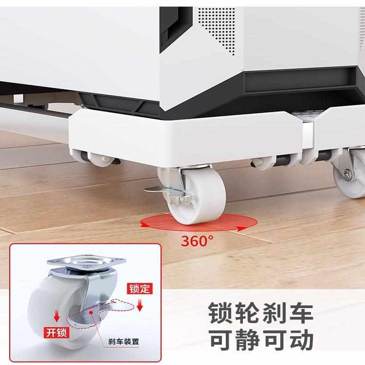 Computer host bracket bracket removable chassis base with pulley rack Home desktop office tray