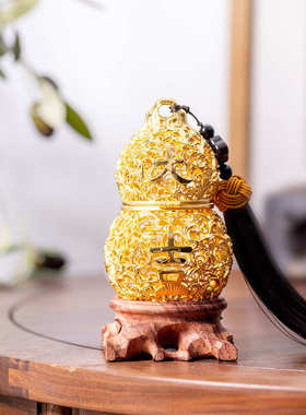 朱炳仁铜 福禄大吉花丝葫芦摆件铜葫芦中式家居新居乔迁送礼品