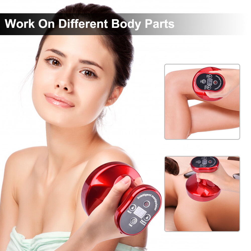 9 Levels Intensity Electric Vacuum Cupping Body Massager Suc-图2