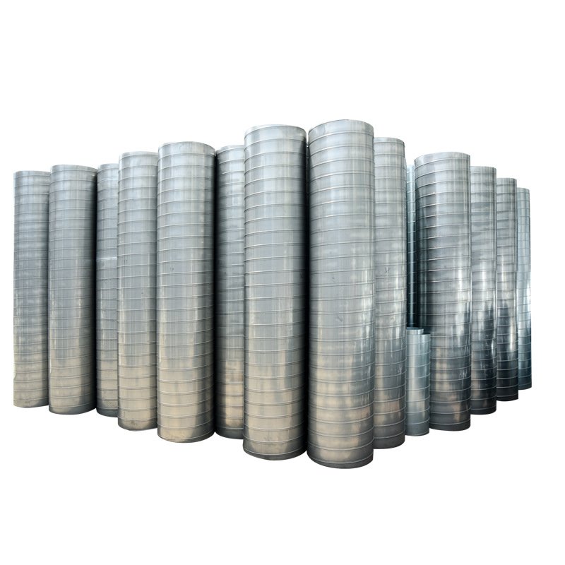 镀锌螺旋管 304不锈钢焊接通风管道排烟除尘白铁皮无缝换气管批发 - 图3