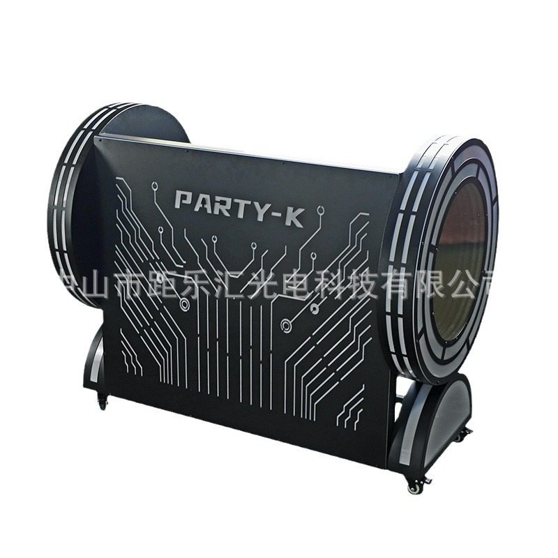 酒吧DJ台KTV派对包房发光打碟机夜店led可移动铁艺亚克力打碟台桌 - 图2