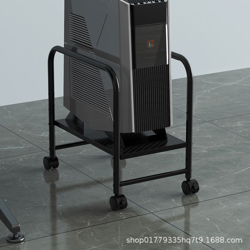 Office host bracket removable multi-layer chassis rack cooling chassis bracket multi-function storage rack with brake