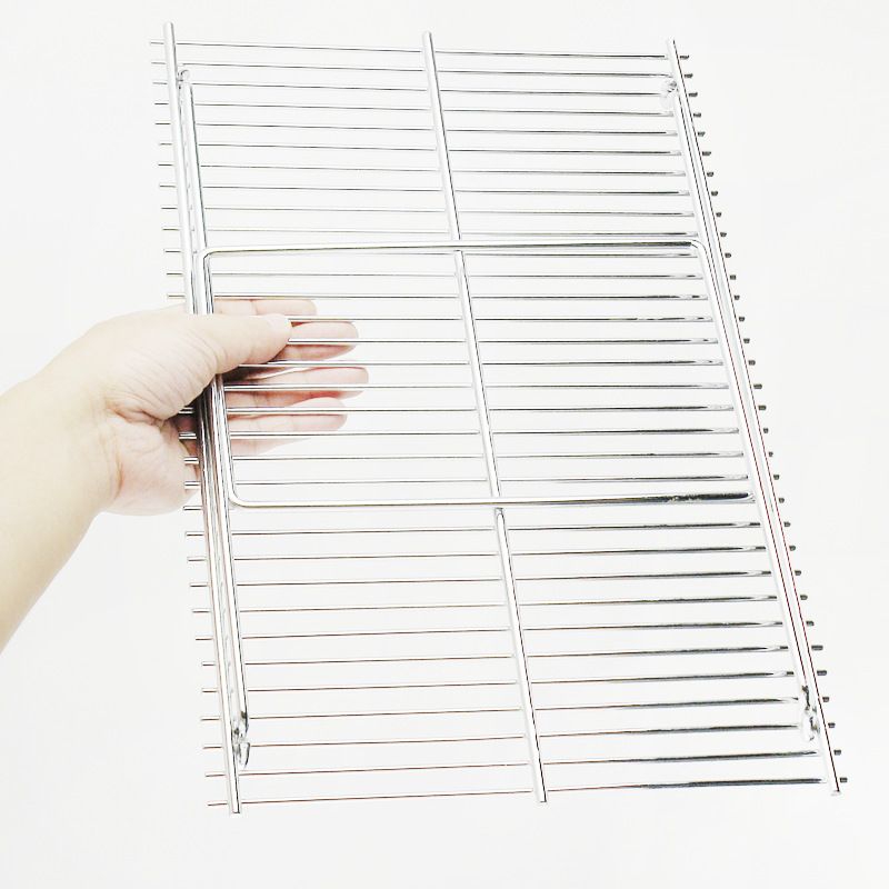 现货批发户外烧烤网 野营折叠烧烤架 便携式野炊烧烤网露营 - 图1