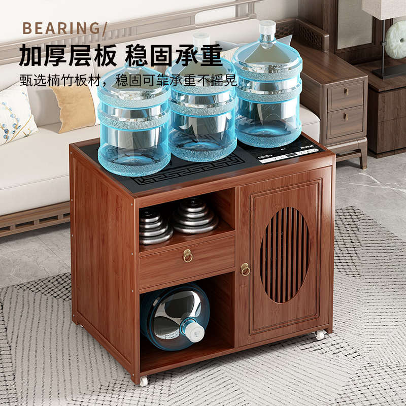 茶几客厅家用茶具茶台一整套非实木泡茶桌多功能边几可移动小推桌 - 图2