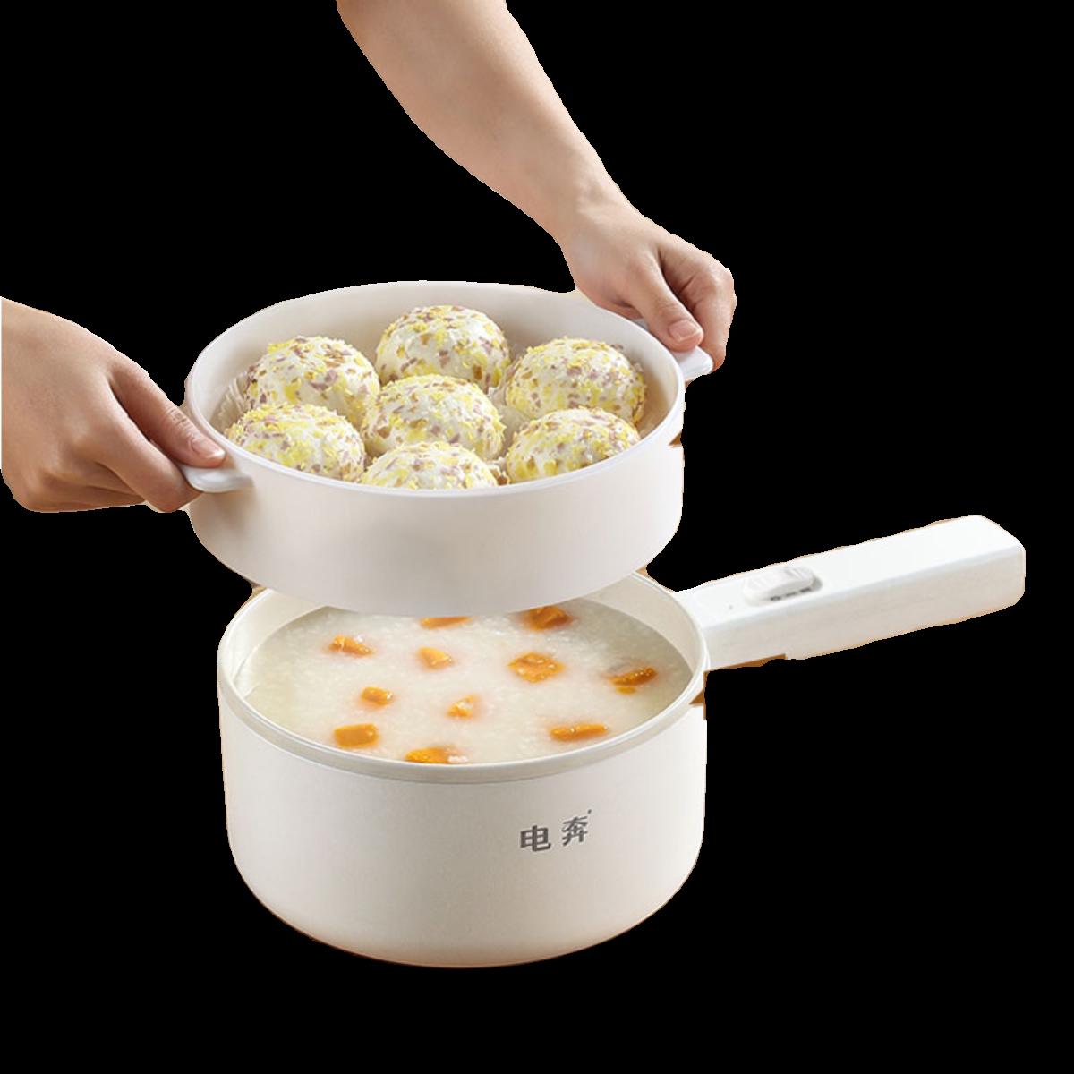 .电奔车载电炒锅24V货车车用炒菜电煮电饭锅1.8L煎大功率蒸煮火锅,淘宝优惠券,粉丝福利购,淘宝优惠卷