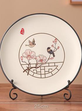 新中式古装国风家居客厅摆件花瓶电视柜玄关博古架茶室陶瓷装饰品