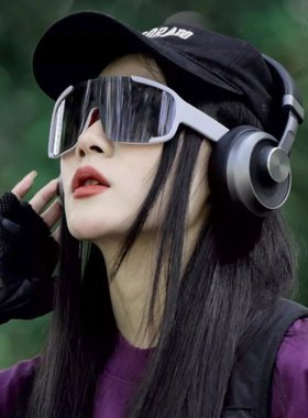 变色日夜两用骑行眼镜超大框水银墨镜户外骑行登山防风夜骑护目镜