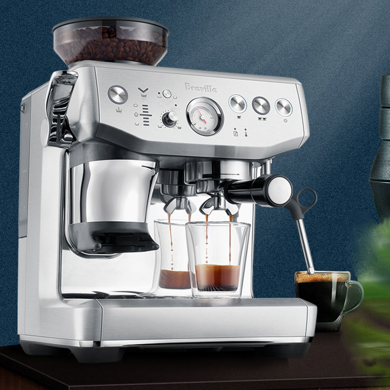 铂富Breville BES876半自动意式家用咖啡机磨豆萃取奶泡-图2