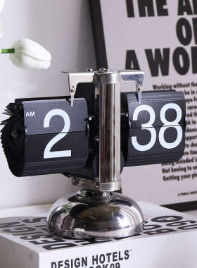 日历摆件轻奢家居软装高级感装饰品办公室桌面时钟玄关餐边电视柜