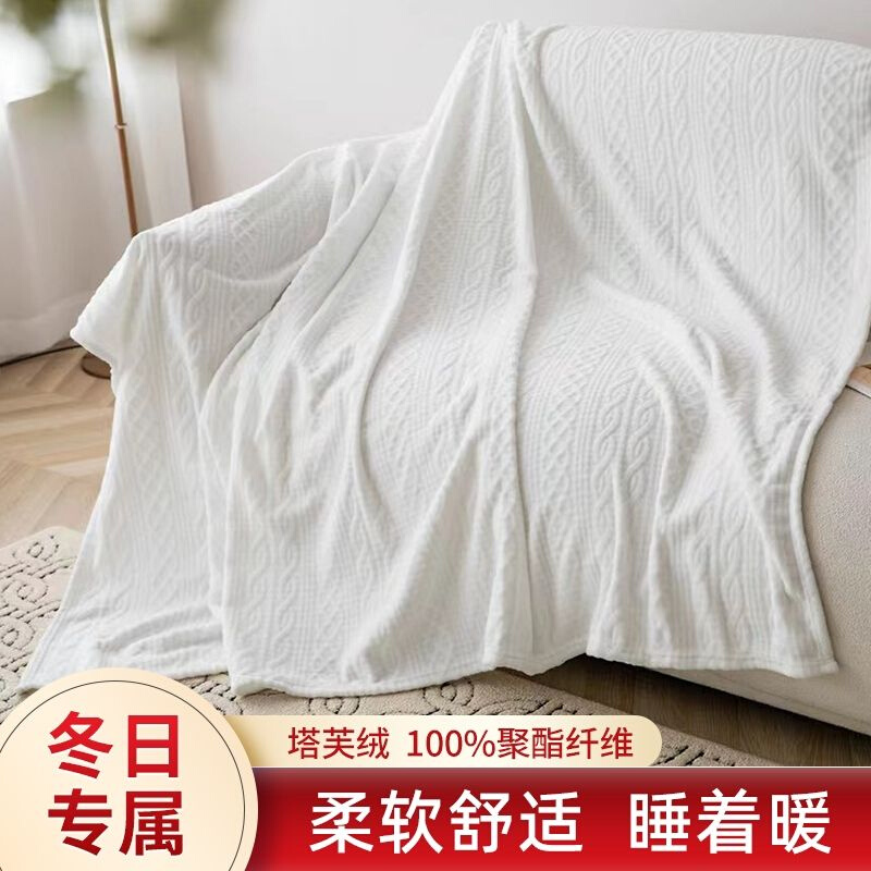 新疆西藏包邮塔芙绒毛毯毛巾毯双面绒冬天床单夏被空调毯午睡沙发 - 图2