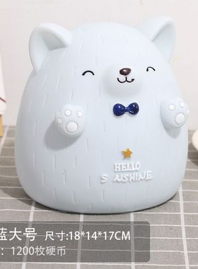 新品 只进不出萌狗存钱罐儿童储蓄罐猫咪创意可爱礼物家居摆件厂