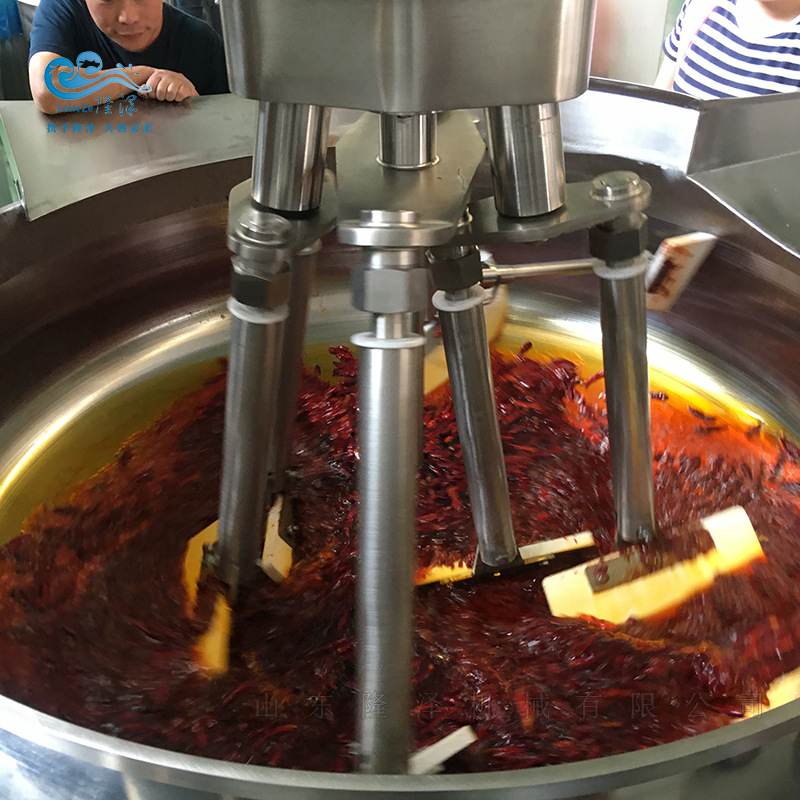台蘑酱炒锅 五台山台蘑酱搅拌机器 炒酱锅炒500斤外婆菜炒制机器,淘宝优惠券,粉丝福利购,淘宝优惠卷