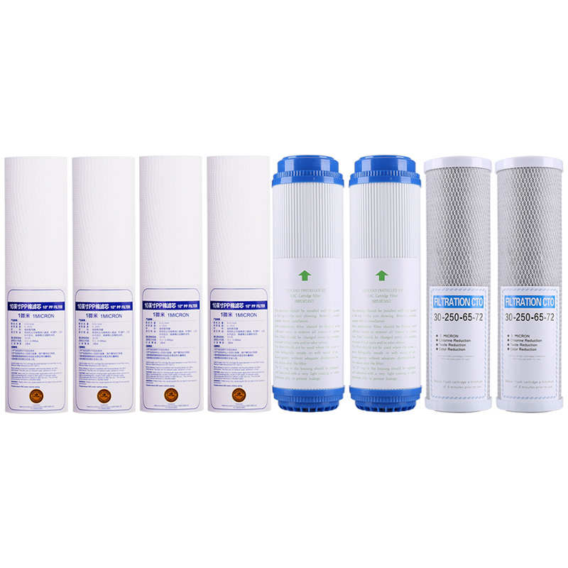 家用厨房净水器滤芯套装10寸pp棉活性炭净水纯水机过滤筒通用配件 - 图3