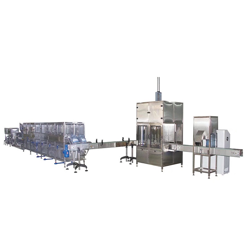 矿泉水桶装生产线 5L7L10L15L三合一灌装机 纯净水全自动灌装生产 - 图2
