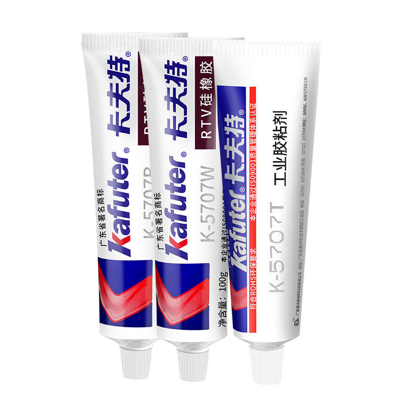 卡夫特K-5707B/T/W硅橡胶强力耐高温粘 PC ABS PA PMMA工程塑料胶 - 图3