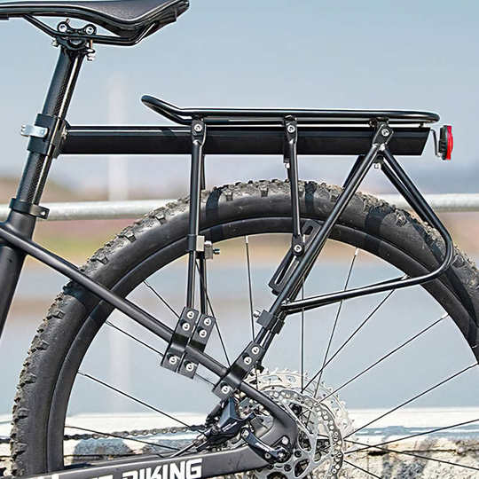 Xiqizhe portabicicletas de aleación de aluminio para bicicleta de montaña, portaequipajes para personas, accesorios para montar en bicicleta