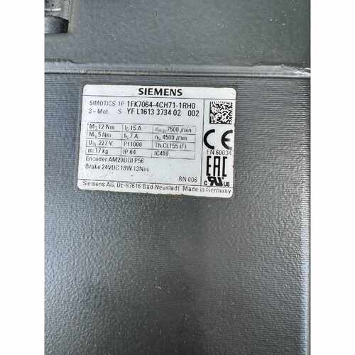议价1FK70644CH711RH0西门子伺服电机原装拆机维修 - 图3
