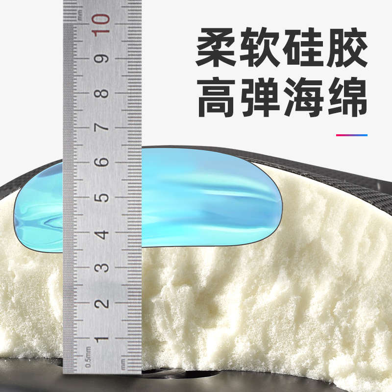 自行车座垫山地车坐垫超软厚硅胶车座子单车舒适鞍座骑行配件大全 - 图0