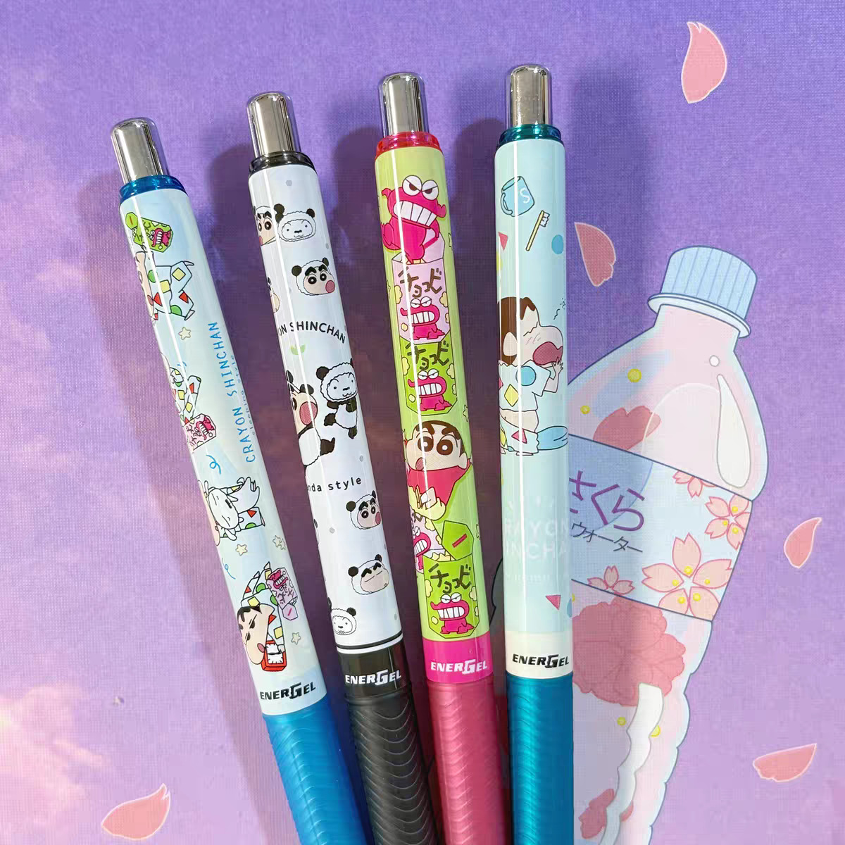 ปากกาเจลรุ่นลิมิเต็ด แพนด้า จระเข้ ชุดนอน Shin-Chan ของ Pentel ประเทศญี่ปุ่น พร้อมจำหน่าย